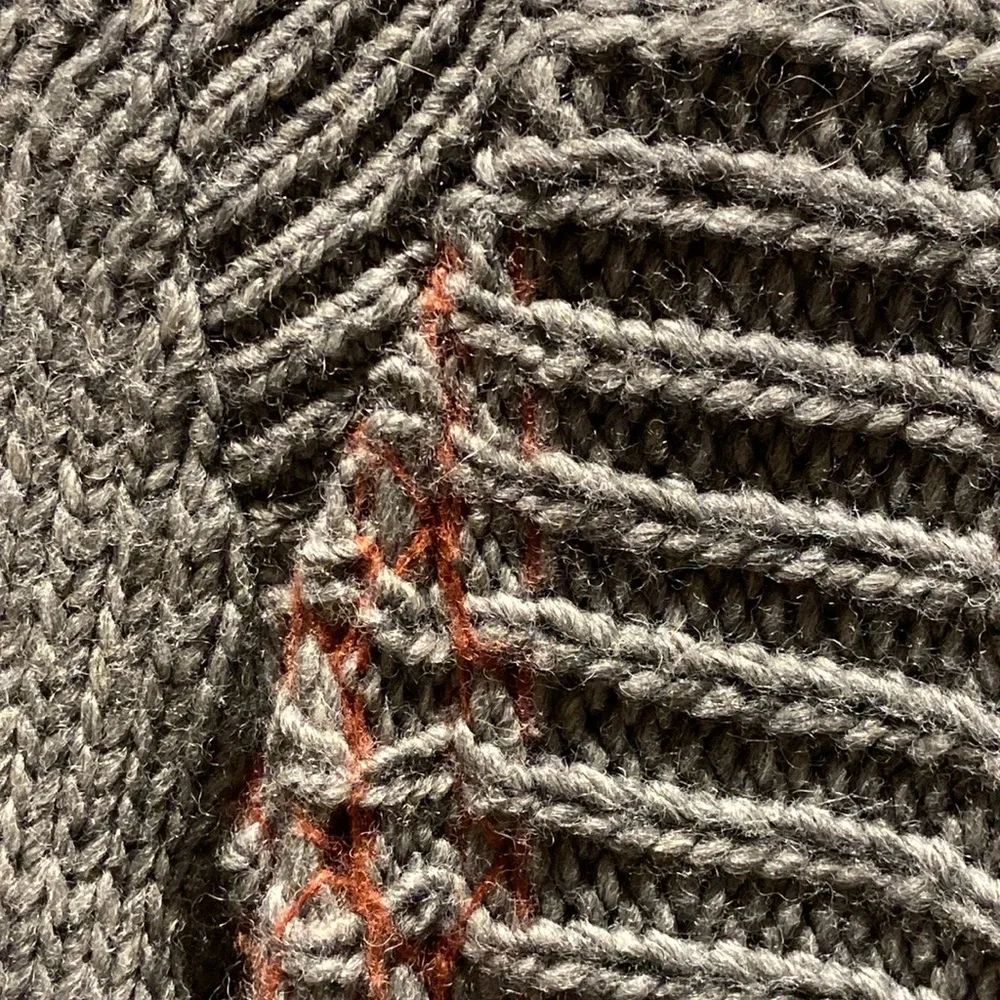 Anthropologie Moth gray longline open cardigan sweater size medium - Picture 8 of 11